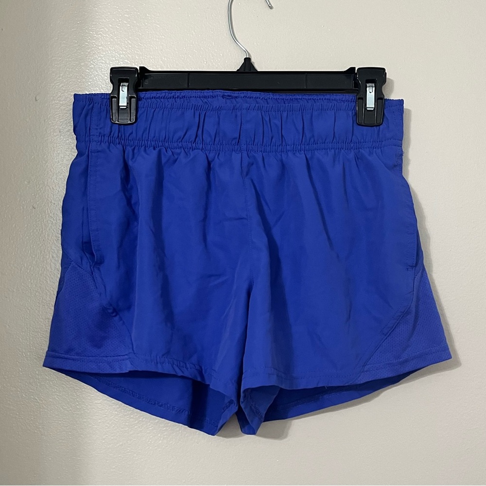 Athletic Works | Blue Athletic Shorts with Pockets and Built-in Underwear
